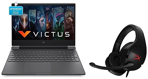 Image of HP Victus Gaming 12th Gen Intel Core i5 12450H Processor 15.6 inch(39.6 cm) FHD Gaming Laptop & HyperX Cloud Stinger Gaming Headset