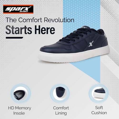 Image of SPARX Men's Sneaker SM-9065 | Soft Cushioned, Durable & Trendy Lace-Up Casual Shoes