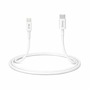 USB-C den Lightning  arj Kablosu 1 Metre | 27W H zl   arj, 3.0A G   k  |  rg l  Dayan kl  Tasar m, Ak ll  ve G venli  arj Deste i