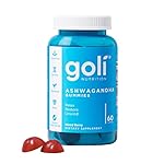 Goli Ashwagandha & Vitamin D Gummy - 60 Count - Mixed Berry, KSM-66, Vegan, Plant Based, Non-GMO, Gluten-Free & Gelatin Free Relax. Restore. Unwind, Pack of 1