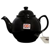 Original English Brown Betty Ceramic Teapot with...