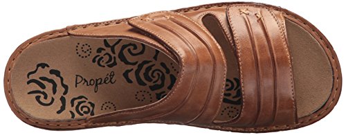 Propet Women's June Slide Sandal, Tan, 9.5 Medium Us #TOP4