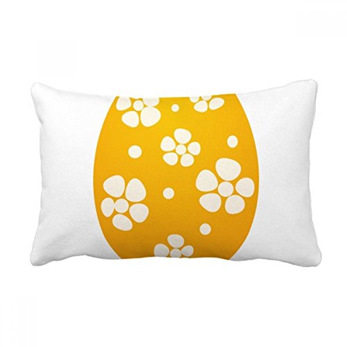 Coussin de Pâques jaune d'œuf 40x60 cm oreiller de canapé multicolore - 2