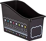 Teacher Created Resources Chalkboard Brights Plastic Book Bin (20341)
