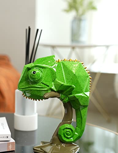 Nenbolec Lizard Decor Statue Figurine Modern Sculpture Polyresin Arts Gifts 9.0 Inch #TOP5