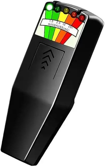 FUNTELL EMF Meter, LED EMF Meter Magnetic Field Detector, Ghost Hunting Equipment Tester, Portable Handheld EMF Meter for Indoor & Outdoor Inspections