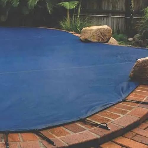 Bâche de sécurité pour piscine creusée en maille PP haute résistance pour piscines extérieures, assure sécurité et durabilité