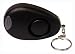 Vigilant 130dB Key Chain Personal Alarm with LED Flashlight Self Defense Alarm with Batteries and Grenade Style Keychain Pin Activation (PPS22BL Black)