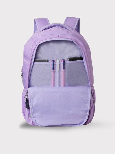 Image of Wildcraft Wiki 28 Backpack For Boys & Girls | 18 Inch- 28 Ltr and Two Compartments with Padded Shoulders, Bottle Holder, Key Chain | Best for Books,Stationery,Lunch Box & Essentials