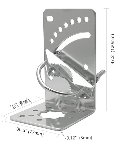 Support Starlink réglable kit de montage toit et mur pour antenne rectangulaire - 7