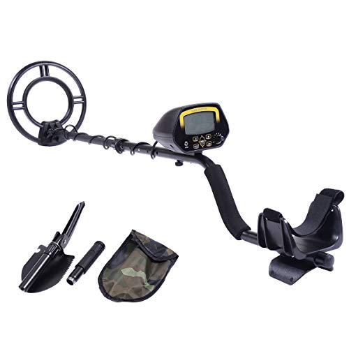 Goplus Metal Detector Kit, Sensitive Search Treasure Hunter w/LCD
