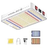 King Plus 1500W Double Chips LED Grow Light Full Spectrum for Greenhouse and Indoor Plant Flowering Growing (10w LEDs)