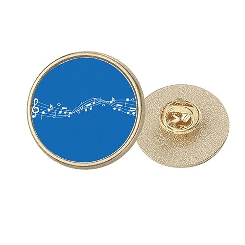 Broche en métal à offrir en cadeau idéal pour musiciens et professeurs de solfège