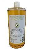 Aceite de masaje 100% vegetal con perfume ORIENTAL- 1000 ml- sin parafina