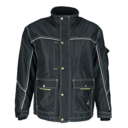 RefrigiWear ErgoForce Waterproof Jacket, -30°F (-34°C), Black Jacket for Men, Large