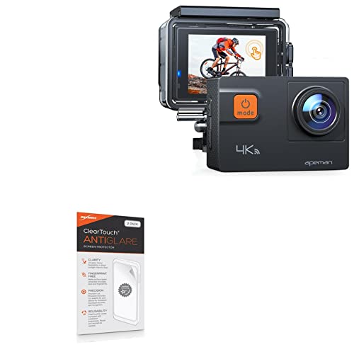 BoxWave Screen Protector Compatible with Apeman A80 - ClearTouch Anti-Glare (2-Pack), Anti-Fingerprint Matte Film Skin