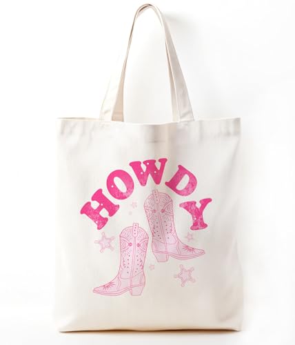 Cowgirl Western Tote Bag For Women, Cute Tote Bags, Cowgirl Accessories for Women, Western Gift2