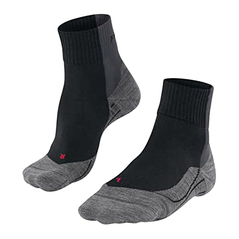 FALKE Damen Wandersocken TK5 Wander Cool Short, Synthetik, 1 Paar, Schwarz (Black-Mix 3010), 37-38 Cover