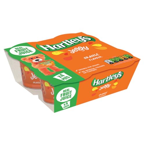 Hartleys Orange Jelly 4 X 125g