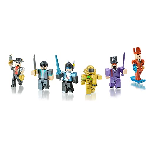Roblox Action Collection - Legends of Roblox 15th Anniversary Gold Six Figure Pack [Includes Exclusive Virtual Item]