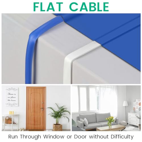 image for YEAOI 2-Pack 30 ft Extension Cable for WYZE Cam Pan V3 Outdoor Camera,