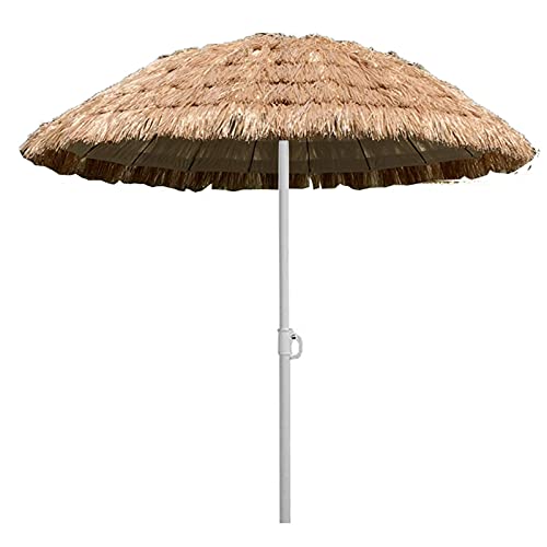 Sombrilla hawaiana ajustable de 1,8m que elimina el calor en el jardín