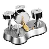 FUNOMOCYA Mini Finger Drum Set for LED Lights Record and Playback Musical Instrument Realistic Touch Percussion for Boys and Portable Desktop Drum Kit
