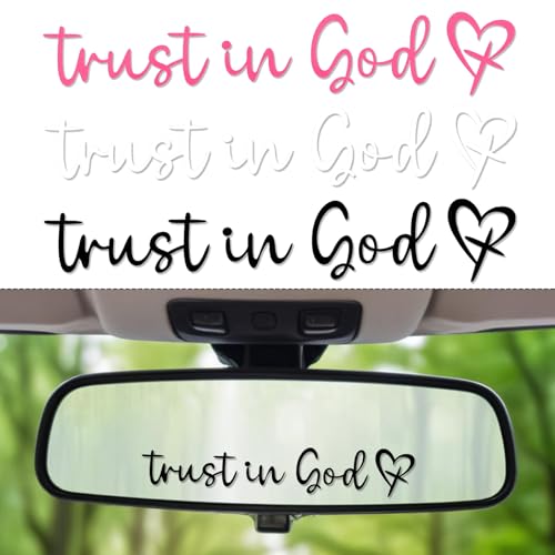 Image of 6PCS Rearview Mirror Sticker, Holographic Stickers Rear View Mirror Decal Vanity Mirrors Stickers for Window, Mirrors, Tumbler, and Water Bottle(White, Black, Pink)