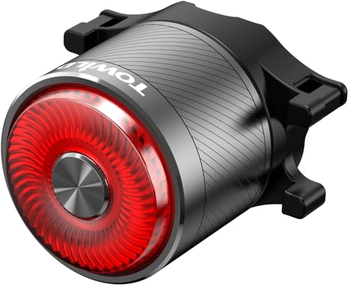 Image of TOWILD TL05 Bike Tail Light Smart Brake Sensing Bike Rear Lights,Type-C Cable Waterproof Bicycle Back Lights Led Rechargeable Auto On/Off Taillight for Road Cycling Commuting