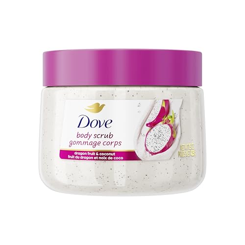 Dove - Dove pH Balanced Body Scrub, with Naturally-Derived and Sulfate-Free Cleansers, Dragon Fruit & Coconut, 425 g