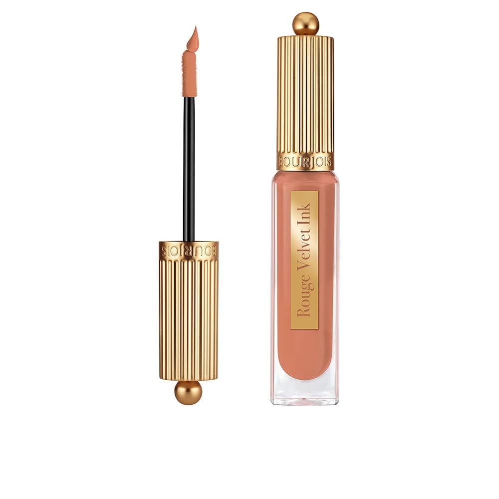 Bourjois Rouge Velvet Ink Liquid Matte Lipstick, 01 Beige de Jour, 3.5 ml