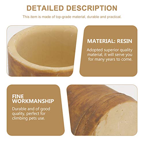 POPETPOP 2Pcs Alimentadores de Bambu Bacia Bacias de Água Para Animais de Estimação para Aranha Tart