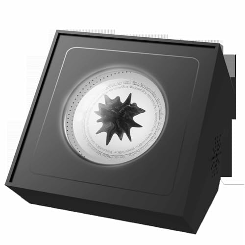 CASEGO Altifalante de fluido magnético multifuncional, decoração de mesa criativa, fácil de operar, adequado para vários cenários (Black Power Supply)