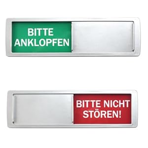 Reforung EU1-SIGN8 Türschild Schiebemechanismus 2er Set