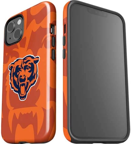 Skinit Impact Phone Case Compatible with iPhone 14 Plus - Officially Licensed NFL Chicago Bears Double Vision Design