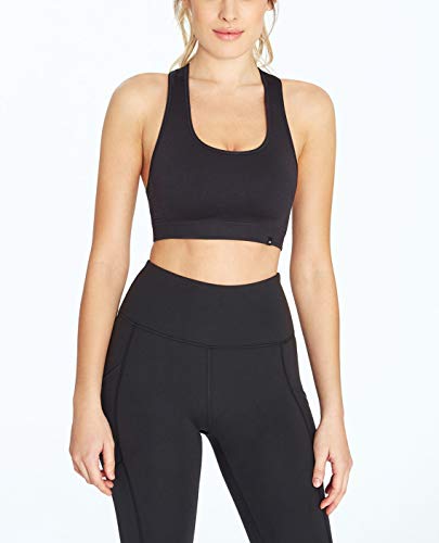 Marika Haley Seamless Sports Bra, Black, Medium