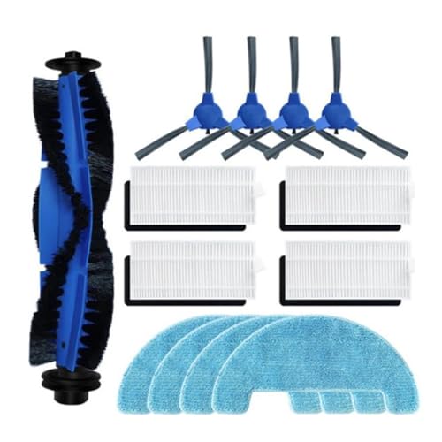 Rolling Brush .Compatible for Coredy R550 R600 R650 R750. Vacuum Cleaner Spare Replacement Main Side Brush Filter Mop Rag Kit Sweeper Parts