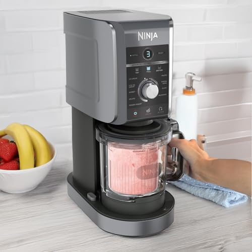 Ninja® CREAMi® Deluxe 11 in 1 Ice Cream and Frozen Maker NC501EU Silver