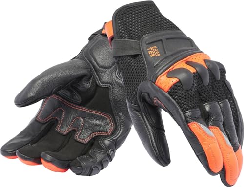 Dainese X-Ride 2 Egro-Tek Guanti Da Moto Estivi Nero Rosso, L