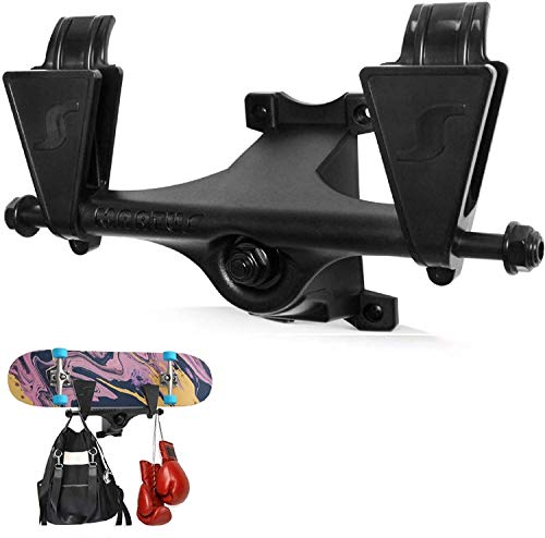 NEDVI Skateboard Wall Hanger Skateboard Holder Wall Hanger Display Wall Mounted Skateboard Holder Skateboard Holder Stand Space Saver Storage, Scooter Rack Skateboard Hook Skateboard Deck Holder