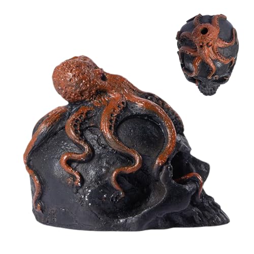 Silbato De La Muerte Espeluznante | Herramientas De Defensa Personal Y Truco De Halloween | Silbato De Calavera Cuerno De Pulpo - Para Senderismo Picnic Exteriores Coleccionistas Meditacion Fiestas