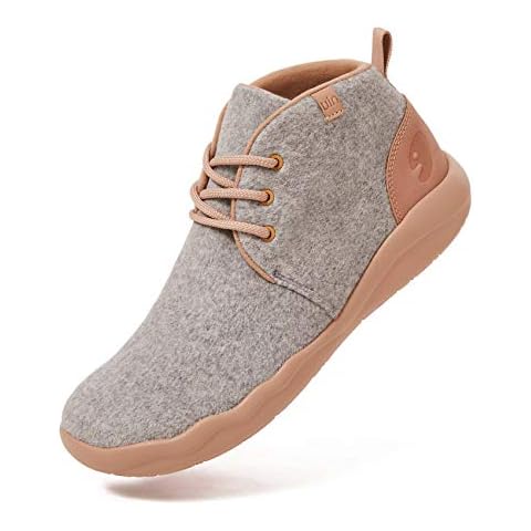 UIN Botines de Mujer a la Moda con Cordones Bilbao Gris Claro Cover
