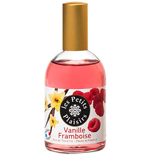 Les Petits Plaisirs - Colonia con vaporizador, aroma de vainilla y frambuesa, 110 ml