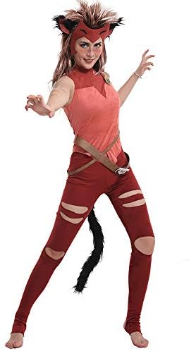 Haikyuu Women's Princess Cat Girl Suit Cosplay Costume with Face Covering Ears