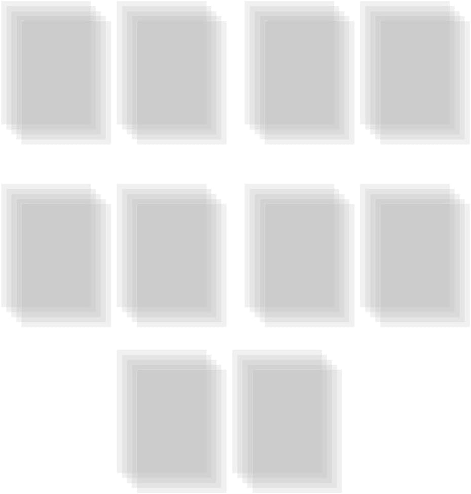 50Pcs Plastic Acetate Sheets for Creative Stencils Vinyls Cutting Album Photo