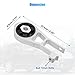 X AUTOHAUX Engine Motor Mount Rear 68258599AA for Jeep Renegade 2015-2017 for Fiat 500X 2016-2018 2.4L L4 Engine Torque Strut Mount Bracket Anti Deform