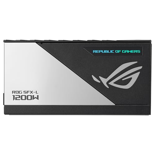 ASUS ROG Loki SFX-L 1200W Titanium - Fuente de alimentación Totalmente Modular, 80+ Titanium, Ventilador ARGB PWM de 120 mm, Aura Sync, Compatible con ATX 3.0, Compatible con PCIe 5.0 - imagen 11
