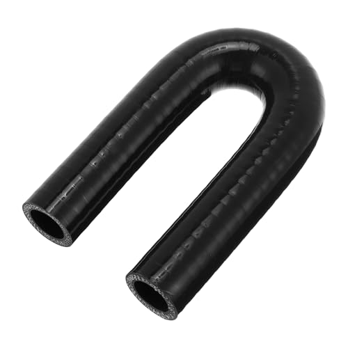 X AUTOHAUX Codo De Silicone En Forma De U De 180 Grados 19mm 3/4 ID Manguera De Refrigerante Universal Azul Para Automóvil Tubo De Goma Reforzado De 4 Capas Manguitos De Admisión