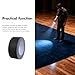 DIKACA Industrial Grade 2 Inch X 30 Yards Black Matte Gaffer Tape Strong Adhesive Rug and Carpet Sealing Tape for Floor Marking and Cable Management