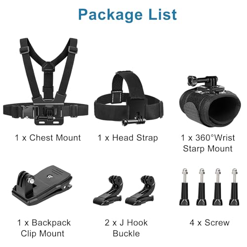 Support de sangle de tête avec rotation 360 pour caméra GoPro - 7